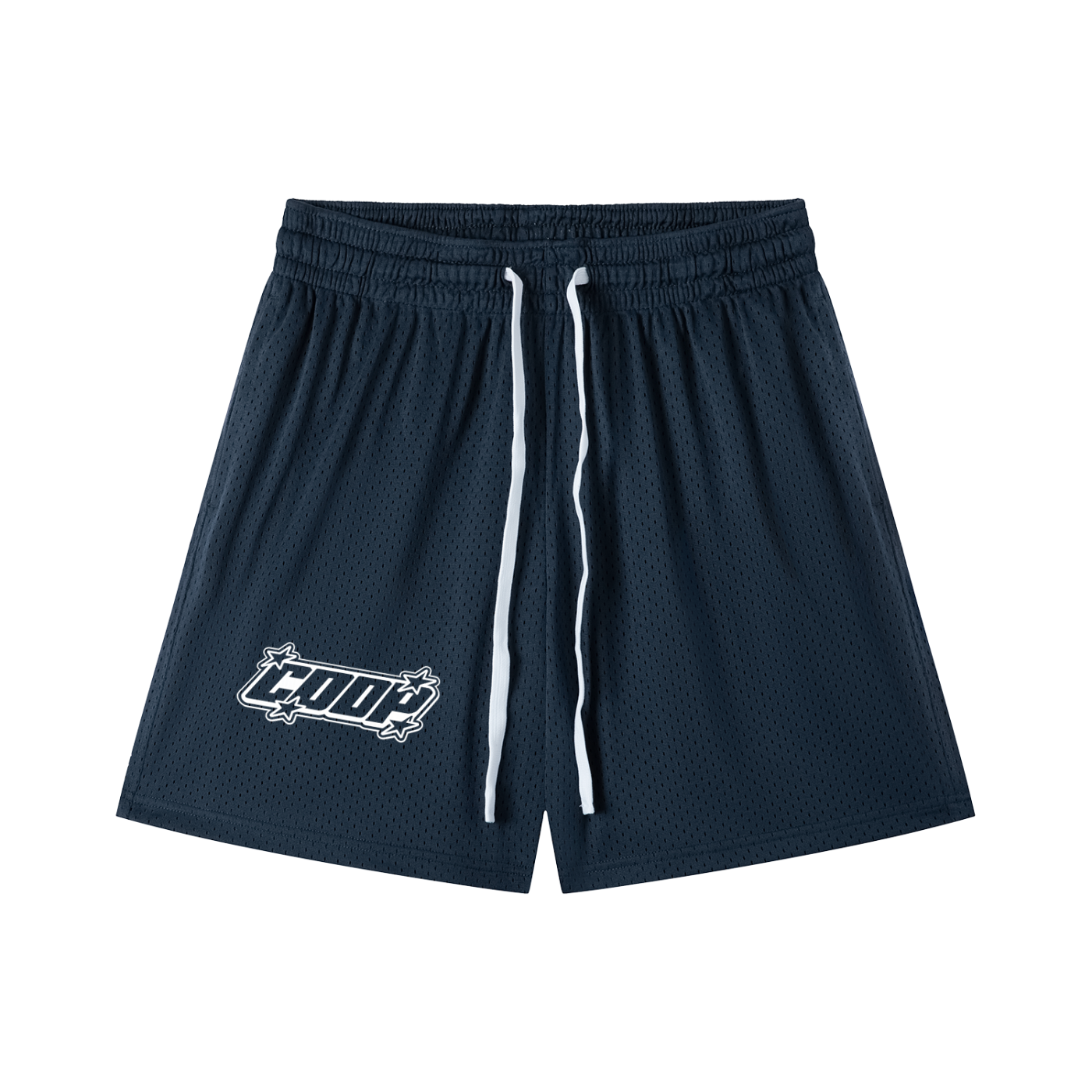 Mesh Drawstring Shorts