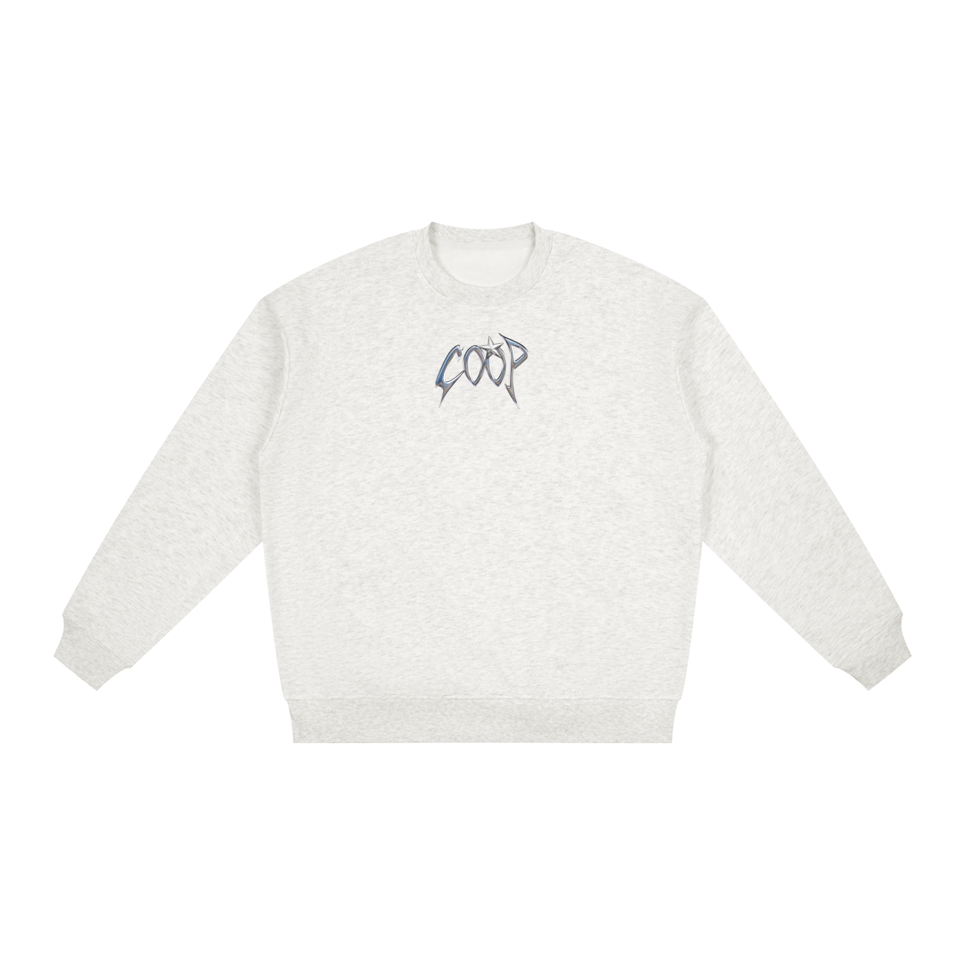 Oversized Drop Shoulder Crewneck Sweatshirt