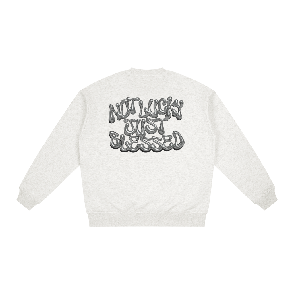 Oversized Drop Shoulder Crewneck Sweatshirt