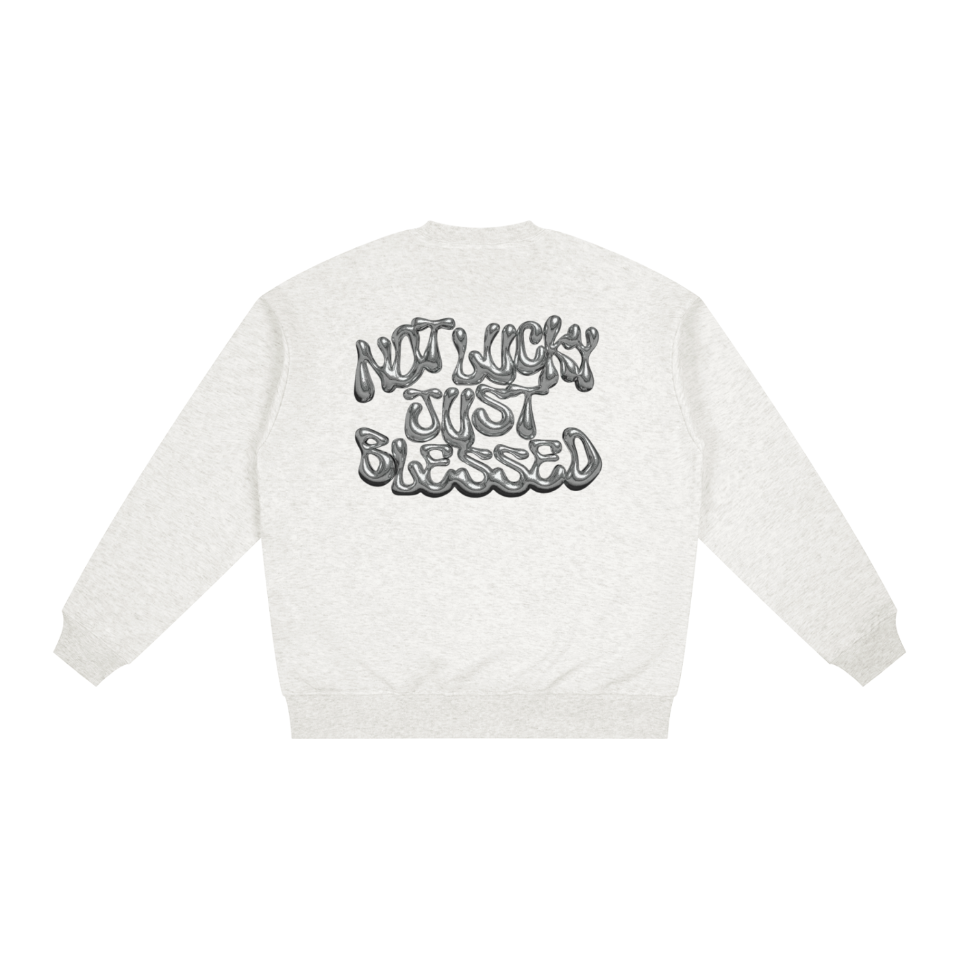 Oversized Drop Shoulder Crewneck Sweatshirt