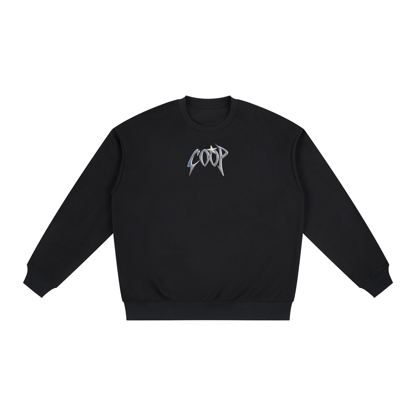 Oversized Drop Shoulder Crewneck Sweatshirt