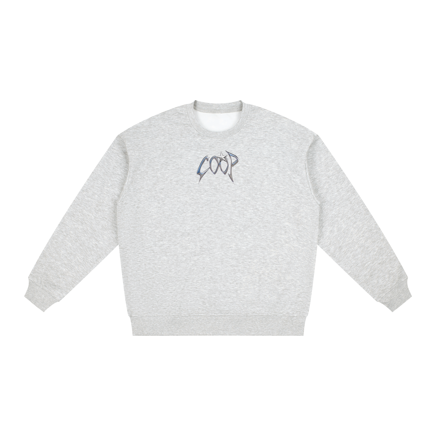 Oversized Drop Shoulder Crewneck Sweatshirt