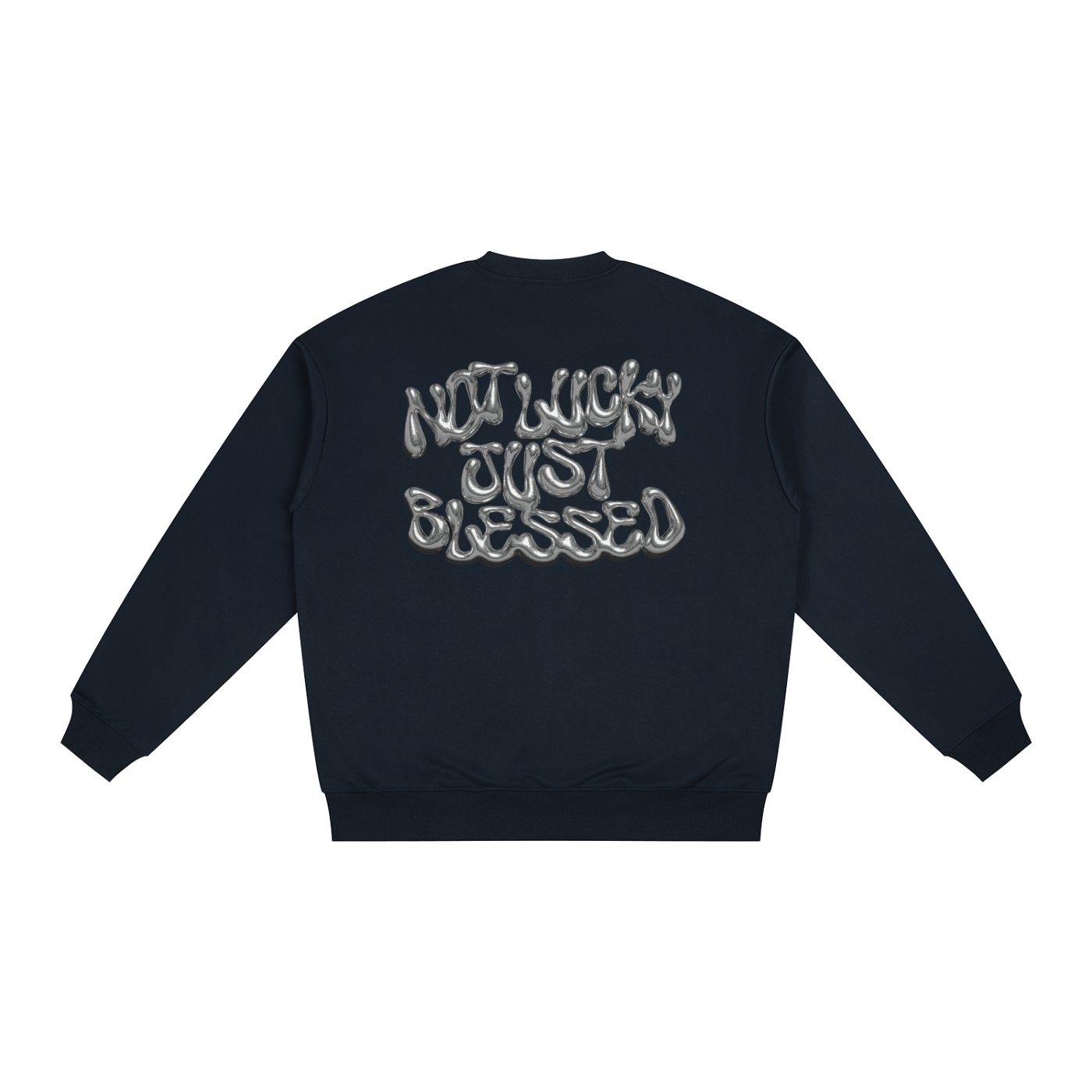Oversized Drop Shoulder Crewneck Sweatshirt