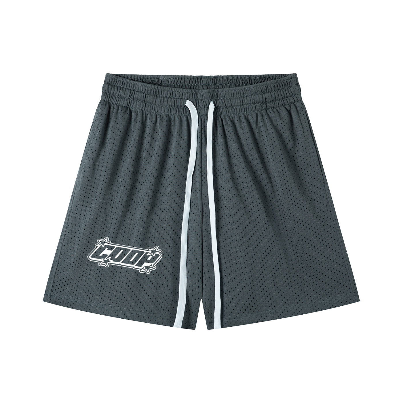Mesh Drawstring Shorts