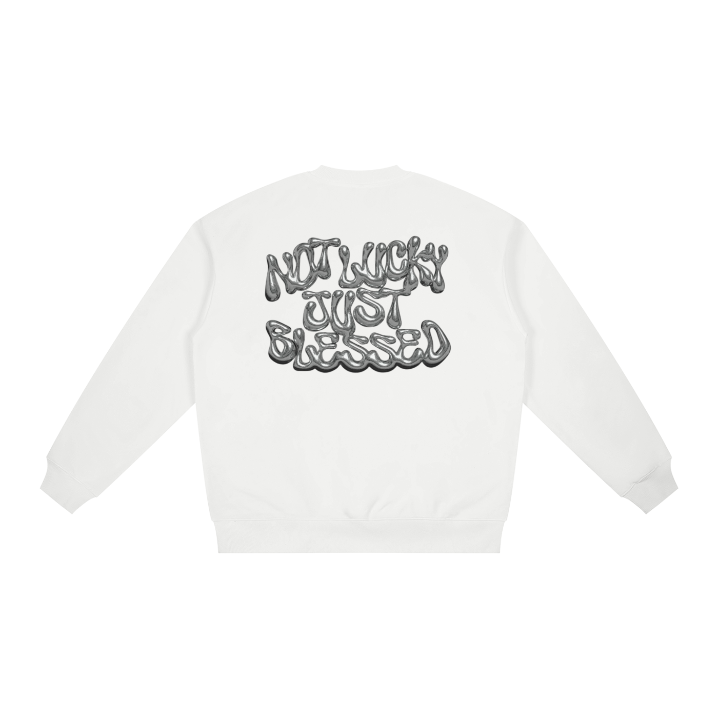 Oversized Drop Shoulder Crewneck Sweatshirt