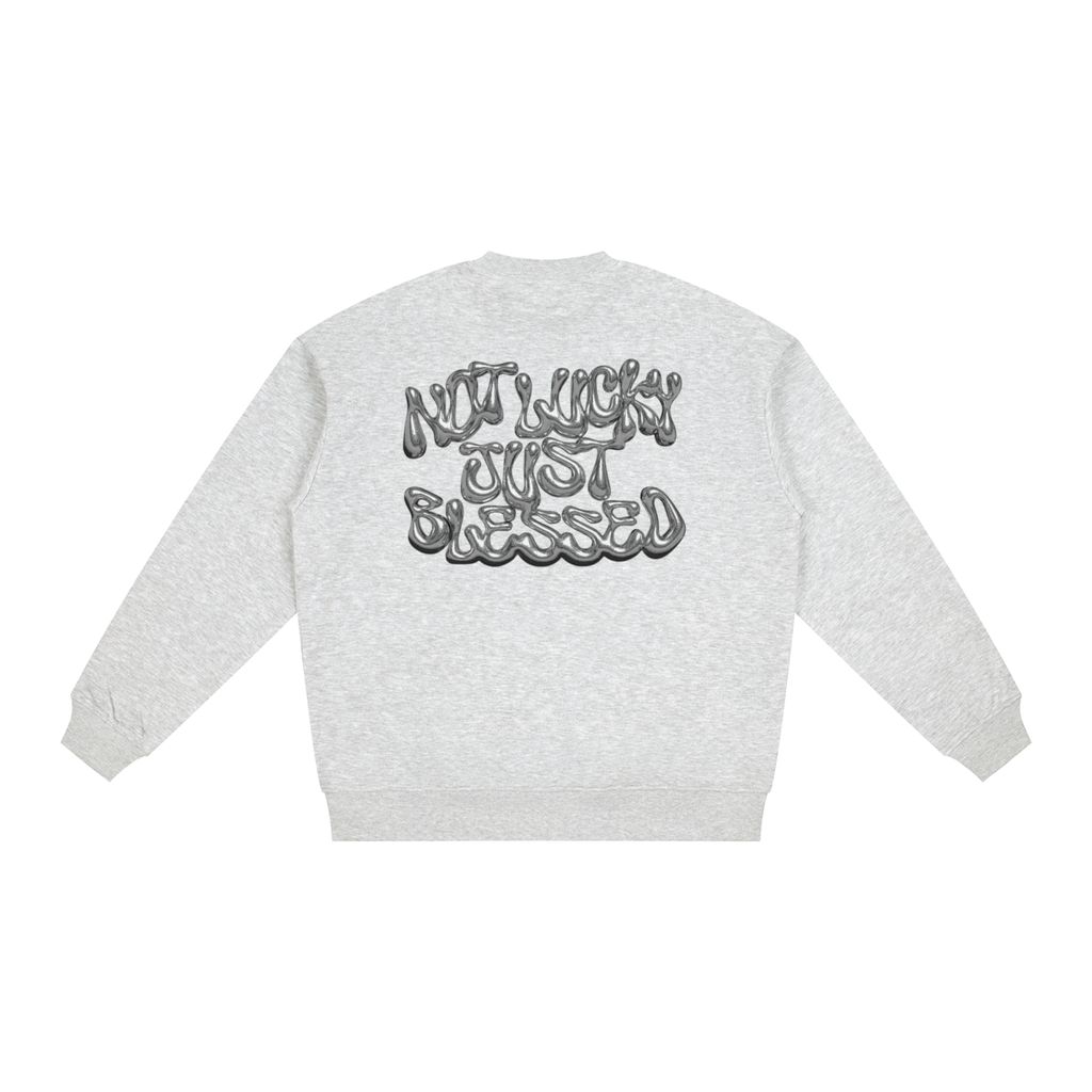 Oversized Drop Shoulder Crewneck Sweatshirt