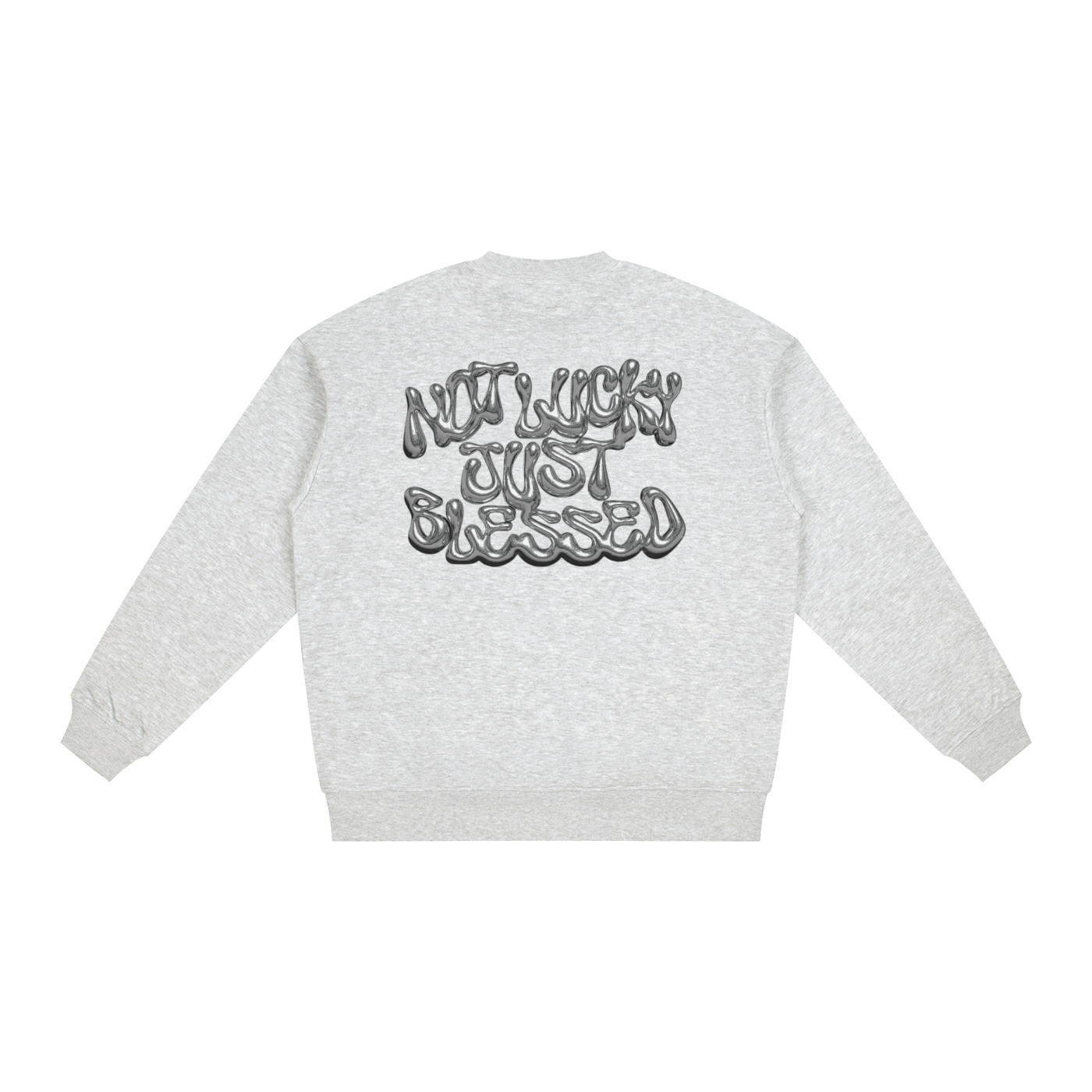 Oversized Drop Shoulder Crewneck Sweatshirt