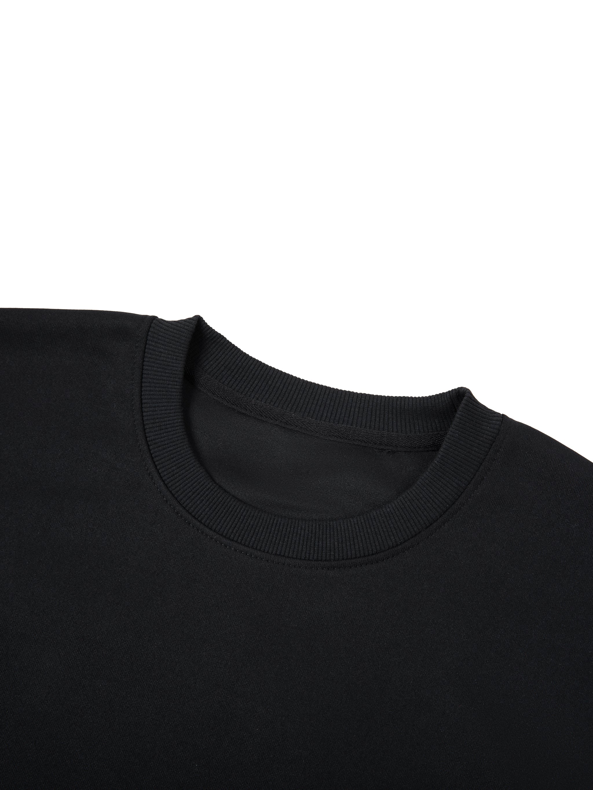 Oversized Drop Shoulder Crewneck Sweatshirt